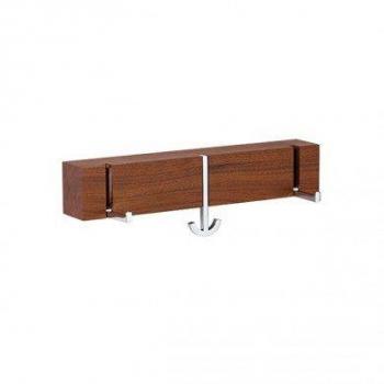 Nussbaum‑Wandhaken (3 Stück) ANCORA TRE, geölt