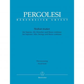Partitions classique BARENREITER PERGOLESE G.B.