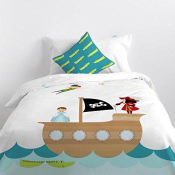 Funda nórdica Happyfriday Mr Fox Flying Boy Cama 80/90 2 Piezas