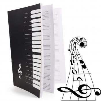 Cuaderno Musical A4 MaxiScore Traesio 30 hojas