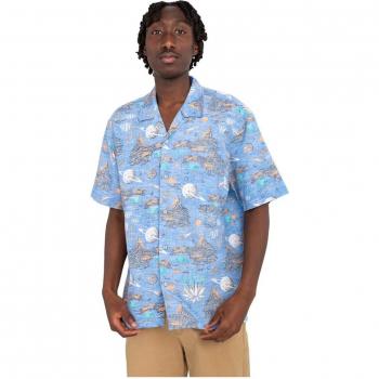 Herren Kurzarmshirt Thalweg Saturn Camp Blau