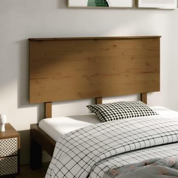 VidaXL Honey Brown Bed Headboard 139x6x82.5 cm Solid Wood Pine