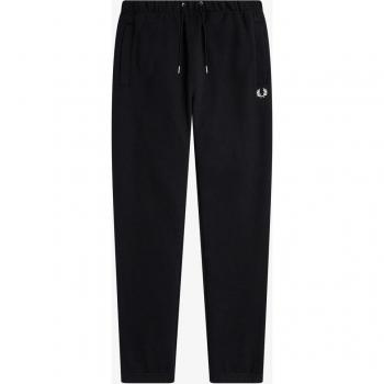 Fred Perry pantaloni tuta classici da uomo neri taglia XL