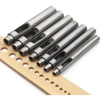 Poinçon rond en acier pour cuir 0,5mm-10mm
