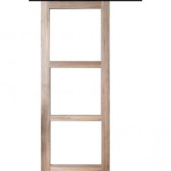 Frake Transparent Door with Black Trim – 204 cm Height × 83 cm Width