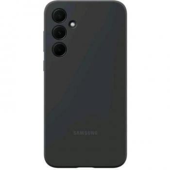 Samsung Silicone Case (Galaxy A35), Smartphone Hülle, Schwarz