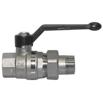 Ball Valve MF 1DN 25 PN40 con Enlace y Palanca de Operación