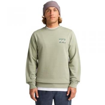 Men’s Grey‑Green Foundation Backprint Sweatshirt