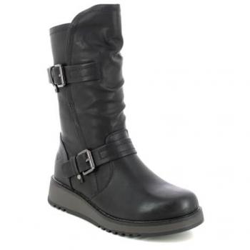 Heavenly Feet Womens Hannah 4 Boots – Black, W5