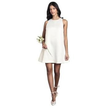 Coast Petite Ivory Bow Wedding Mini Dress – Size 8