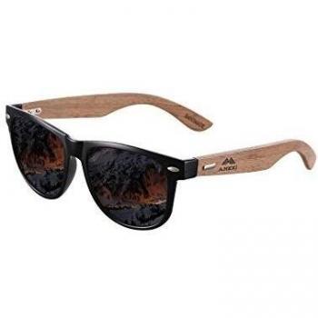 NaturBambus Sonnenbrille – UV-Schutz, Verspiegelte Gläser