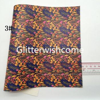 Faux Leather Sheets A4 Sunflowers Autumn Flowers Christmas Tree Glitterwishcome GM889A