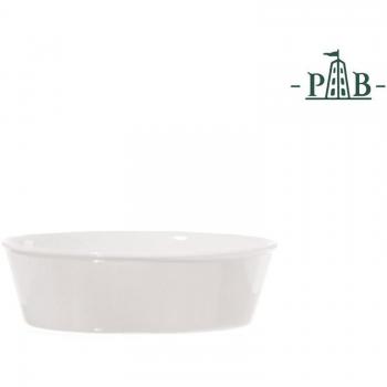 Forma di Pirofila Ovale Fiesole in Porcellana Bianca 13×19 cm