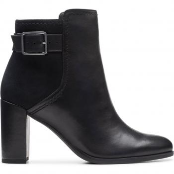 Freva 85 Stivaletti di Clarks in pelle nera con fibbia