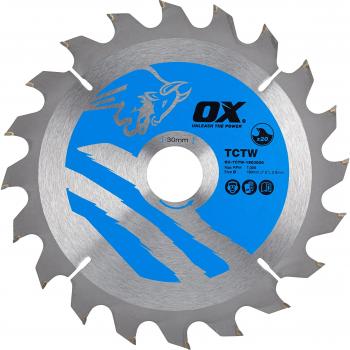 OX Wood Cutting Blade 190/30mm 20 Teeth