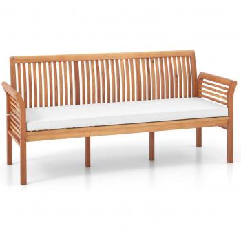 Panchina Balcone Giardino 540kg Portata, Legno di Acacia, Schienale Ergonomico