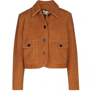 Veste en cuir marron taille 42 Self-Portrait