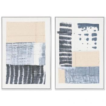 Arte Abstracto Urbano DKD Home Decor 60x32x90 cm (Set de 2)