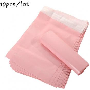 50Pcs Pink Thick Mailing Envelopes