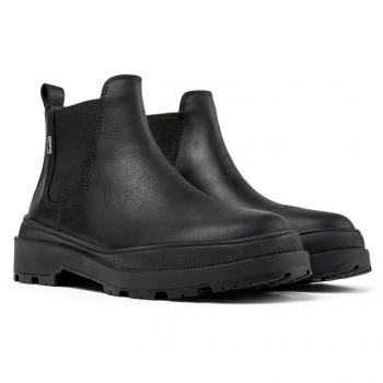 Botines de mujer Camper Brutus Trek Hydroshield de piel con suela Michelin, color negro, talla 41