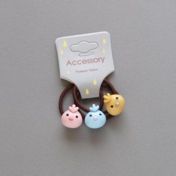3 PCS Kids Koala Bird Princess Hair Ropes