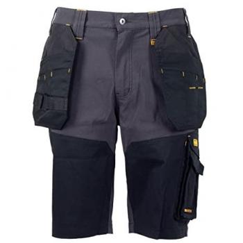 DeWalt Hamden Holster Pocket Shorts, Waist 32in, Pro-Stretch Comfort Fit Cargo Shorts, Grey