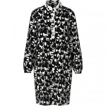 Marc Cain A-Linien-Hemdblusenkleid schwarz Größe 38