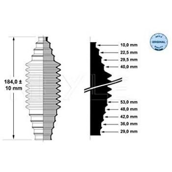 MEYLE Faltenbalg für Lenkung 99-14 620 0002