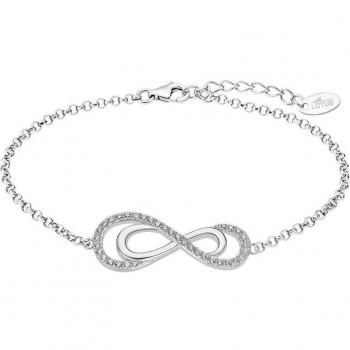 Pulsera con Infinitos Lotus Silver