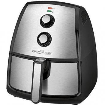 Proficook FR1115 Freidora Sin Aceite por Aire Caliente, 3,5 L, Termostato y Temporizador 60 m, Fríe de Forma Salud