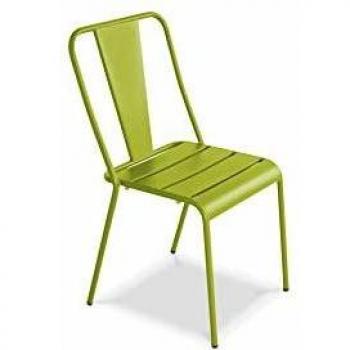 Chaise de Jardin en métal Dieppe Oviala