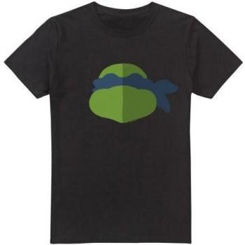 T‑shirt officiel Teenage Mutant Ninja Turtles – Leonardo – Noir – Taille XXL