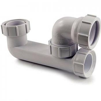 Polypipe WT68 NuFlo Low Level Bath Trap