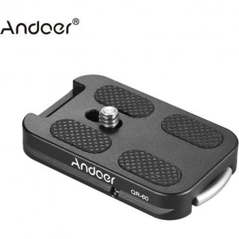 Andoer 1/4 Screw Mount Quick Release Plate