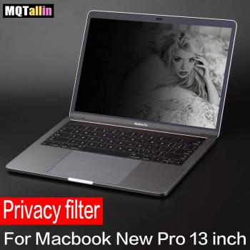 Filtre de confidentialité pour écran MacBook Pro 13/13.3 A1708 A1706 A1989 avec protection complète