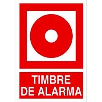 Señal de alarma luminiscente 297x210 mm