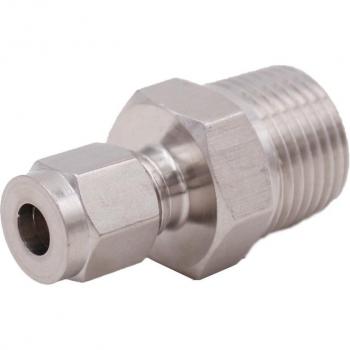 Compressor fitting ½ 6 mm NPT, perforated SUS 304 – Kit de brasseur