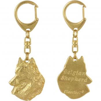 Art‑Dog Pastore Belga Golden Keyring