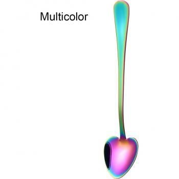 Zucker‑Honig‑Eis‑Creme‑Regenbogenherz‑Schaufel