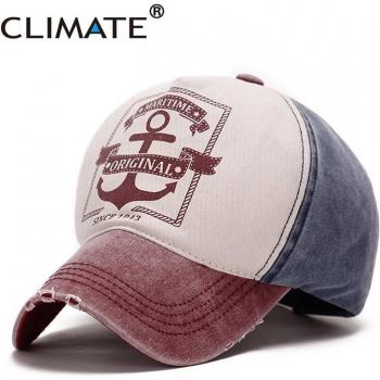 Ship Hook Denim Baseball Hat