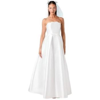 Coast Whisper Ivory Strapless Maxi Wedding Gown – Size 16