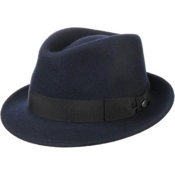 Lierys Unisex Classic Blue Wool Trilby