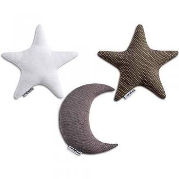 Cojín de formas Pirulos Bl.-Taupe