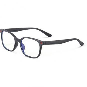 Gafas TR90 para niños, marco cuadrado, bloqueo de luz azul y protección UV400