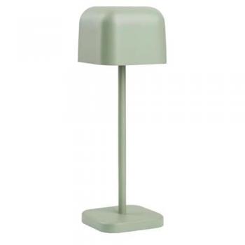 Olympia Lucca Squared Dome Table Lamp – 200 mm in Sage