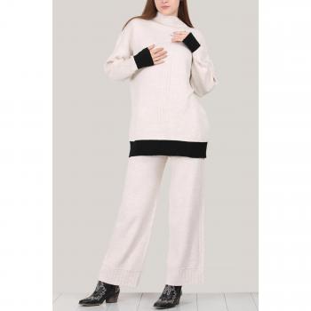 Set di Tricot Doppio per Donna STANDART Mandorla