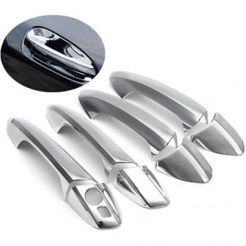 8Pcs Left Driver ABS Chrome Door Handle Covers for Mercedes-Benz GLK-Class X204