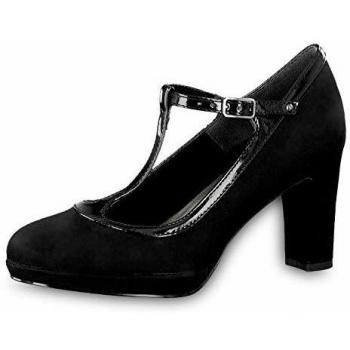 Tamaris Damen Pumps 24413-23 – Schwarze Riemchen mit feinem Absatz (EU 40)