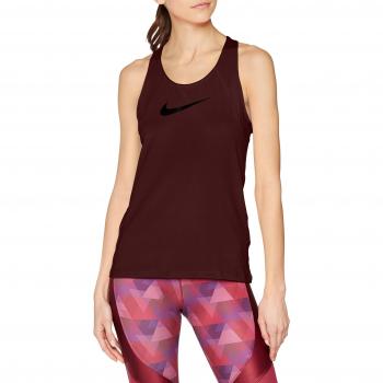 Nike Frauen All Over Mesh Shirt Burgunder Red Crush – M
