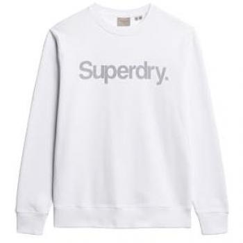 Superdry Herren Sweatshirt Core Logo City Loose Brilliant Weiß XL